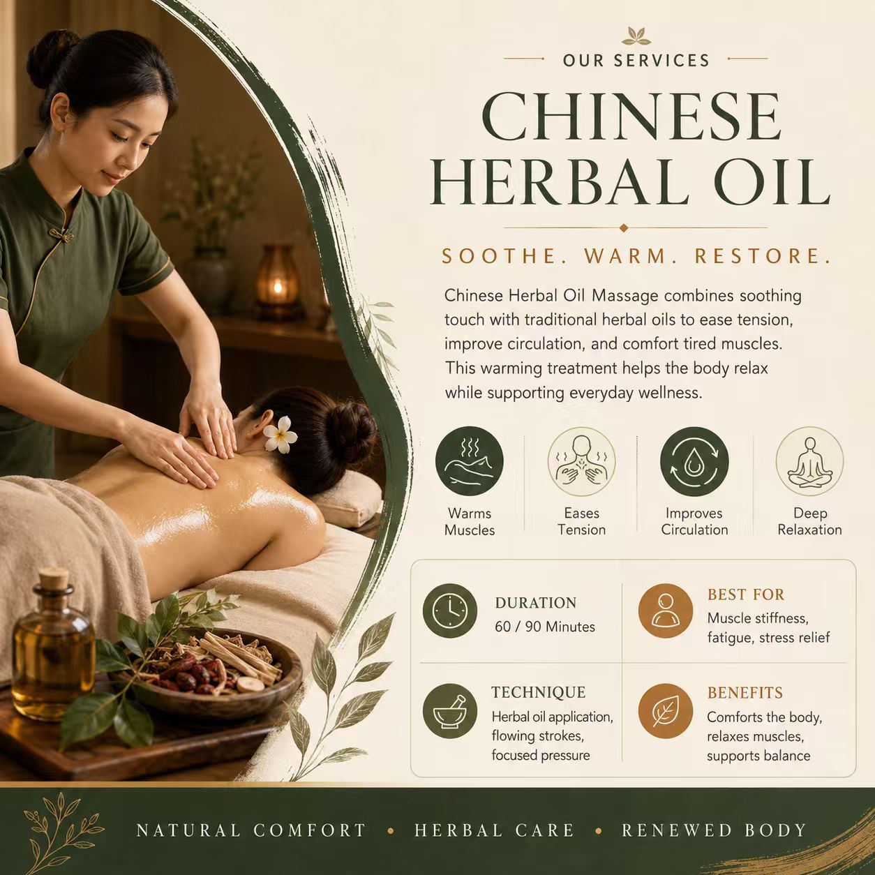 Chinese Herbal Oil